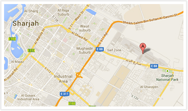 Sharjah Airport Map